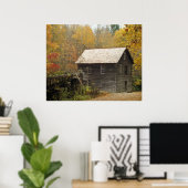 Grist Mill Smoky Mountains Poster (Heimbüro)