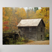 Grist Mill Smoky Mountains Poster (Vorne)
