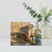 Grist Mill Stone Mountain, Georgia Postkarte (Stehend Vorderseite)