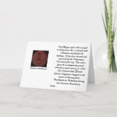 Grist Mill Weihnachtskarte Feiertagskarte (Rückseite)