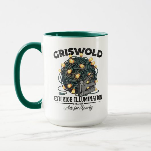 Griswold Exterior Illumination - Weihnachtsfest Tasse (Links)