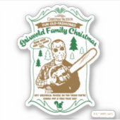 Griswold Family Christmas Chainsaw Graphic Aufkleber (Vorderseite)