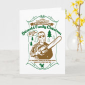 Griswold Family Christmas Chainsaw Graphic Karte (Gelbe Blume)