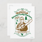 Griswold Family Christmas Chainsaw Graphic Postkarte (Vorne/Hinten)