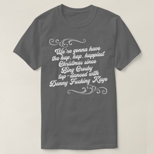Griswold Hap Hap Frohst Weihnachten T-Shirt (Design vorne)
