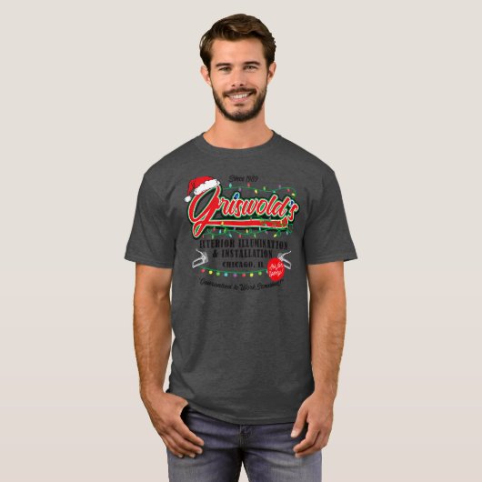 Griswold Illumination Christmas Vacation 89 family T-Shirt (Vorne ganz)