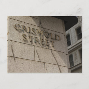 Griswold Street, Downtown Detroit, Michigan Postkarte