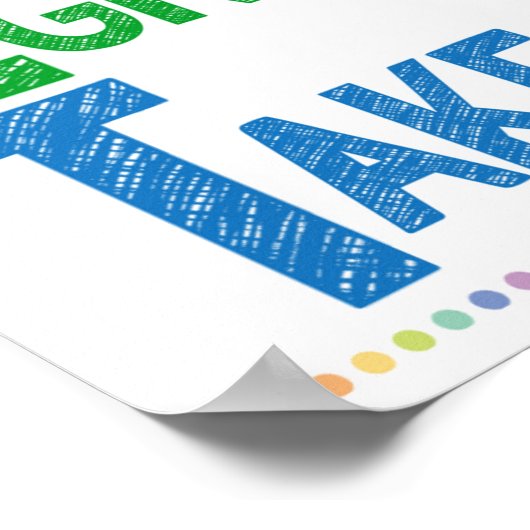 GRIT Akronym Klassenzimmer Poster (Ecke)