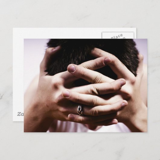 Gritty Angst Postkarte (Vorne/Hinten)