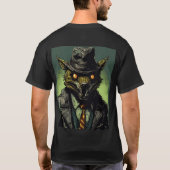 Gritty Beast: Chupacabra HandGezeichnet Art T - Sh T-Shirt (Rückseite)