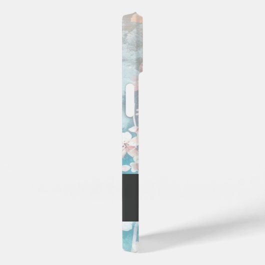 Gritty Bloom Grunge Custom Phone Case (Rückseite / Rechts)