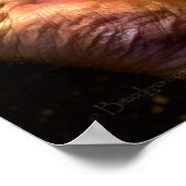 Gritty Grasping menschliche Hand Poster (Ecke)