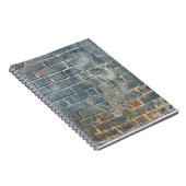 Gritty Messy Brick Wall  Notizblock (Rechte Seite)