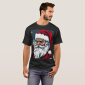 Gritty Santa mit Candlelight T-Shirt (Vorne ganz)