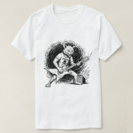 Gritty Tintenkatze Gitarre T-Shirt für Männer