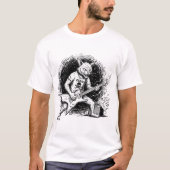 Gritty Tintenkatze Gitarre T-Shirt für Männer (Vorderseite)