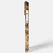 Gritty-Wüste, strukturierte Camouflage, robustes D Case-Mate iPhone Hülle (Rückseite / Links)