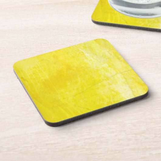 Gritty Yellow Getränkeuntersetzer (Linke Seite)