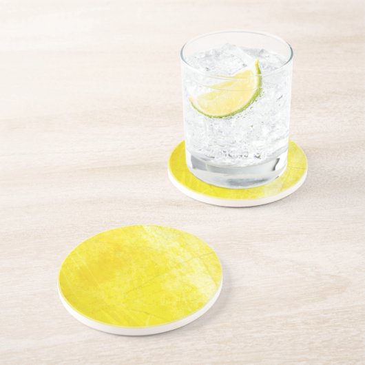 Gritty Yellow Untersetzer (Seite)