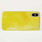 Gritty Yellow Watercolor Case-Mate iPhone Hülle (Rückseite (Horizontal))