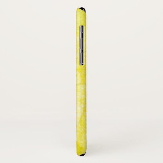 Gritty Yellow Watercolor Case-Mate iPhone Hülle (Hinten/Links)