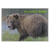 Griz Schneidebrett hungriger Bär (Vorderseite)