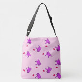 Griz Spielen mit meiner Herz-Tasche Tragetaschen Mit Langen Trägern (Rückseite)