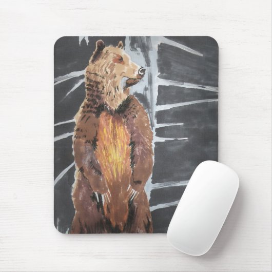 Grizly Bär Mousepad (Mit Mouse)