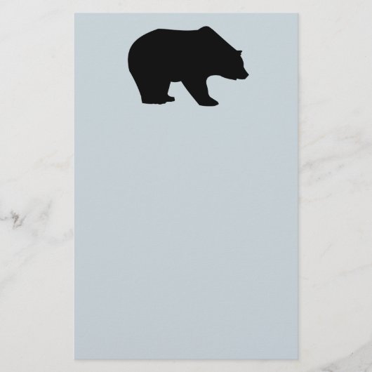 GRIZLY BEAR STATIONERY BRIEFPAPIER (Vorderseite)