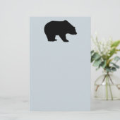 GRIZLY BEAR STATIONERY BRIEFPAPIER (Stehend Vorderseite)