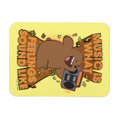 Grizz - Musik ist das, was Gefühle hören Magnet (Horizontal)