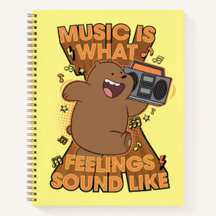 Grizz - Musik ist das, was Gefühle hören Notizblock