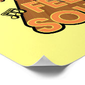 Grizz - Musik ist das, was Gefühle hören Poster (Ecke)