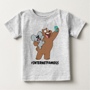 Grizz & Nom Nom - #InternetBerühmt Baby T-shirt