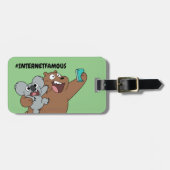 Grizz & Nom Nom - #InternetBerühmt Gepäckanhänger (Vorderseite horizontal)