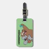 Grizz & Nom Nom - #InternetBerühmt Gepäckanhänger (Vorderseite vertikal)