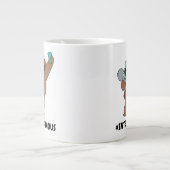Grizz & Nom Nom - #InternetBerühmt Jumbo-Tasse (Vorderseite)
