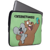 Grizz & Nom Nom - #InternetBerühmt Laptopschutzhülle (Vorne Rechts)