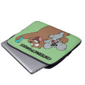 Grizz & Nom Nom - #InternetBerühmt Laptopschutzhülle (Vorne Knopf)