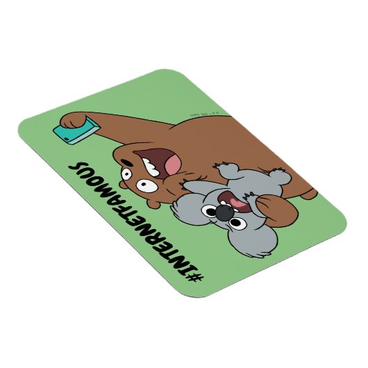 Grizz & Nom Nom - #InternetBerühmt Magnet (Rechte Seite)