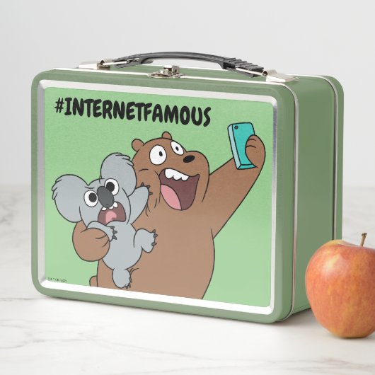 Grizz & Nom Nom - #InternetBerühmt Metall Brotdose (Beispiel)