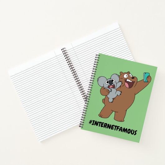 Grizz & Nom Nom - #InternetBerühmt Notizblock (Innenseite)