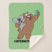 Grizz & Nom Nom - #InternetBerühmt Sherpadecke (Vorderseite)