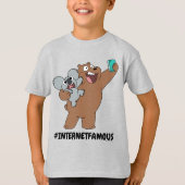 Grizz & Nom Nom - #InternetBerühmt T-Shirt (Vorderseite)