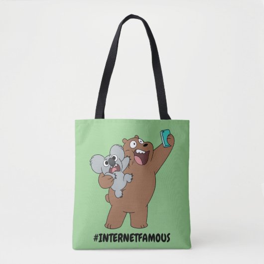 Grizz & Nom Nom - #InternetBerühmt Tasche (Vorderseite)