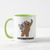 Grizz & Nom Nom - #InternetFamous Tasse (Links)