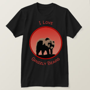 Grizzi Bär bei Sunset - Ursprüngliche Wildnis T-Shirt