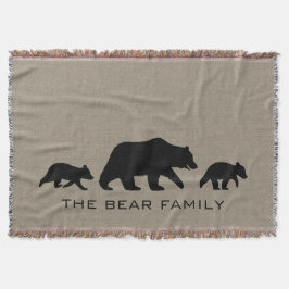 Grizzle-Bär mit benutzerdefinierten Cubs-Silhouett Decke