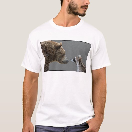 Grizzle Bär trifft Waschbären T-Shirt (Vorderseite)