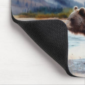 Grizzle Eagle Wildlife Mousepad (Ecke)